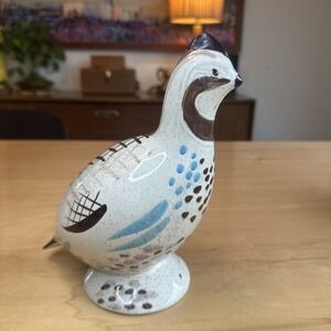 Red Wing Pottery Bob White Quail Hors D' Oeuvres Appetizer Server Vintage Large
